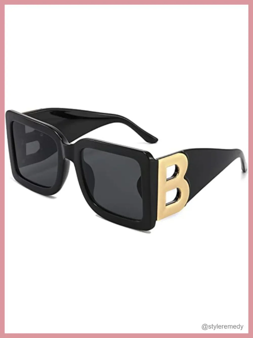 Large Square Sunglasses Women UV400 Protection Fashion Chunky Frame Oversized